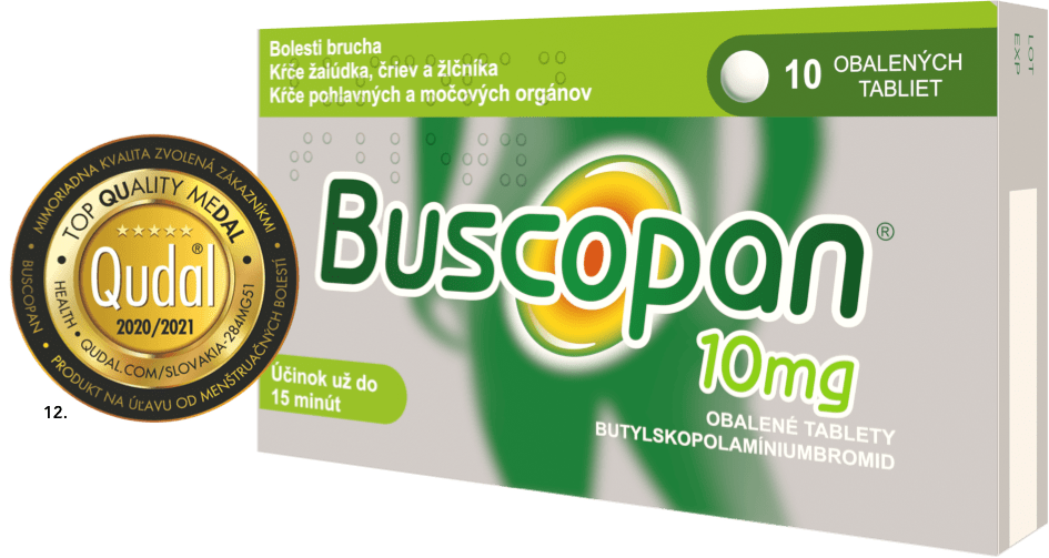 Buscopan 10mg 10 obalených tabliet